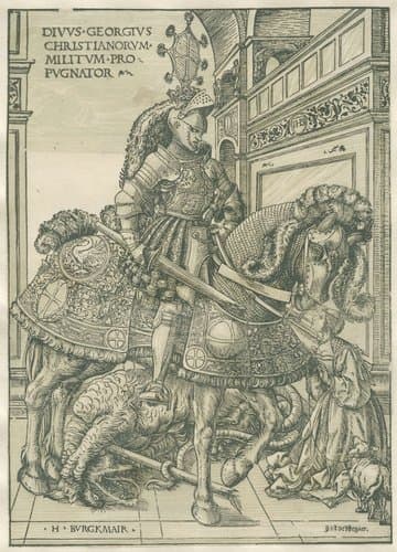 Saint George with the Princess and the Slain Dragon