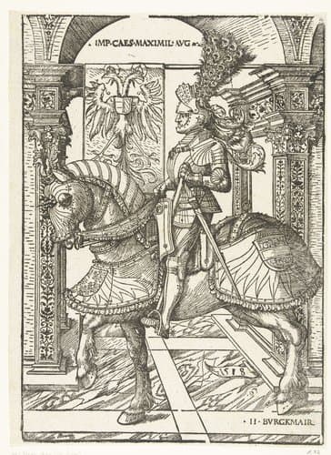 Ruiterportret van Keizer Maximiliaan