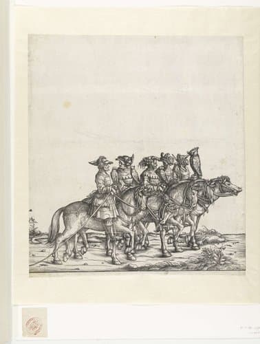 Triomf van Keizer Maximiliaan I by Hans Burgkmair (I)