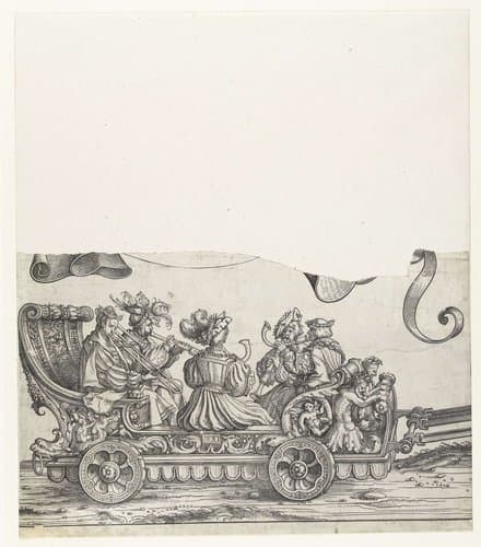 Triomfen van Keizer Maximiliaan I by Hans Burgkmair (I)