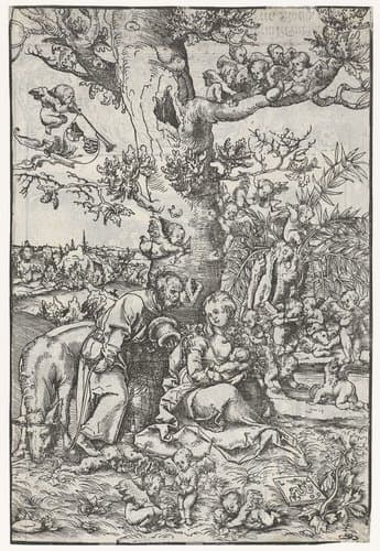 Rest on the Flight into Egypt by Lucas Cranach (I)