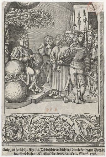 Christus voor Herodes by Lucas Cranach (I)