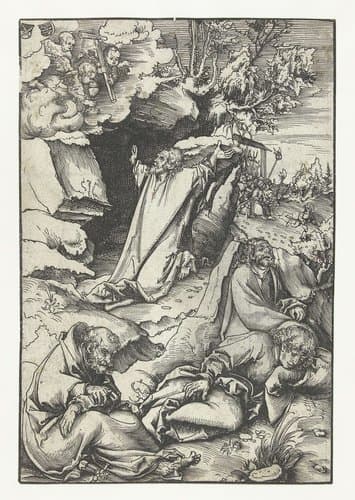 Christus op de Olijfberg by Lucas Cranach (I)