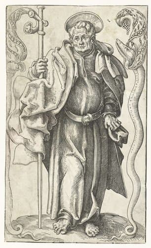 Filippus met kruis en slang by Lucas Cranach (I)