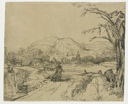 Het jagertje by Rembrandt van Rijn