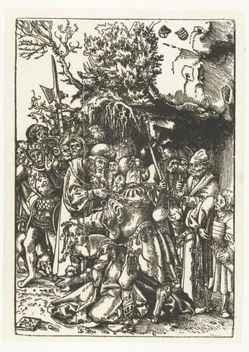 Martelaarschap van Heilige Barbara by Lucas Cranach (I)