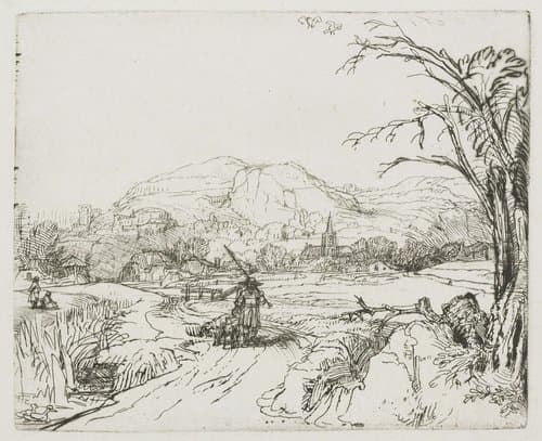 Het jagertje by Rembrandt van Rijn