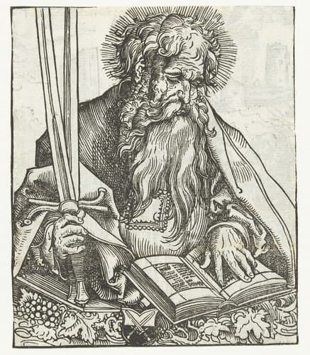 Reliekbuste van Paulus met een boek en zwaard by Lucas Cranach (I)