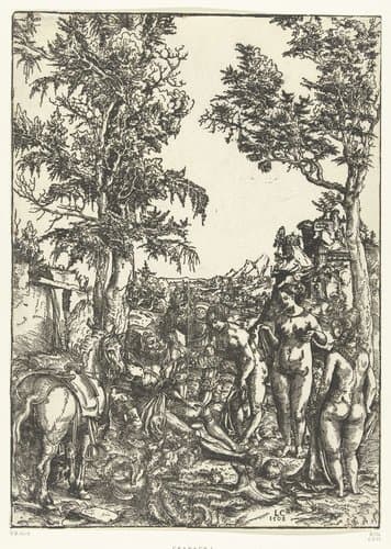 Oordeel van Paris by Lucas Cranach (I)