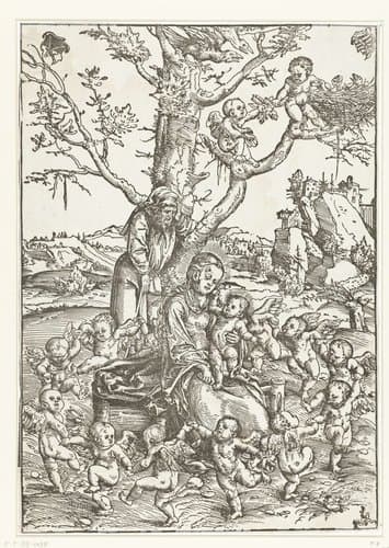Rest on the Flight into Egypt by Lucas Cranach (I)
