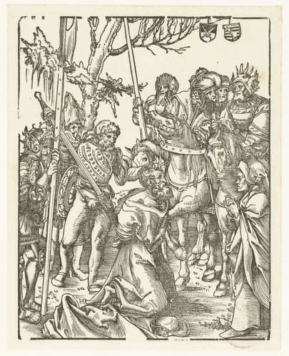 Jakobus de Meerdere wordt terechtgesteld by Lucas Cranach (I)