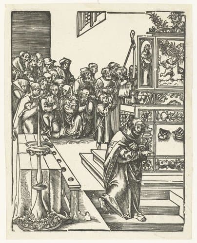 Martelaarschap van twaalf apostelen by Lucas Cranach (I)