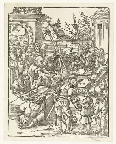 Martelaarschap van twaalf apostelen by Lucas Cranach (I)