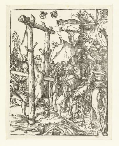 Simon Zelotes doormidden gezaagd by Lucas Cranach (I)