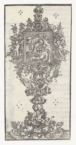 Reliekhouder met de bewening van Christus by Lucas Cranach (I)