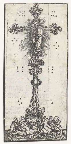 Kruis met Maria met kind by Lucas Cranach (I)