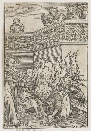 Tien geboden uitgelegd met bijbelse verhalen by Lucas Cranach (I)
