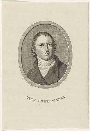 Portret van Dirk Onderwater by Cornelis La Motte