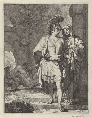Aeneas en de Sibille van Cumae by Gerard de Lairesse
