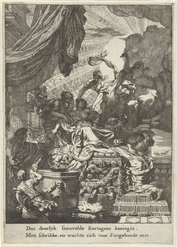 Illustraties bij het treurspel "Didoos Doot" by Gerard de Lairesse
