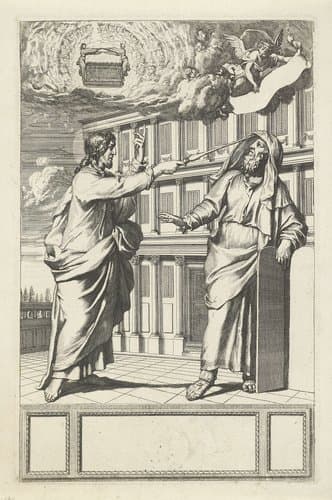 Christus en Mozes by Gerard de Lairesse