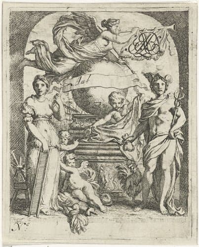 Mercurius en de Weefkunst by Gerard de Lairesse