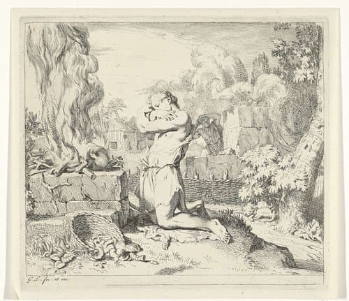 Offer van Kaïn en Abel by Gerard de Lairesse