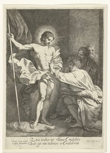 Quia vidisti me Thoma Credidisti Beati qui non viderunt et Crediderunt by Gerard de Lairesse