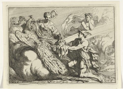 Juno en de pauw by Gerard de Lairesse