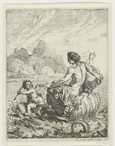 Venus vaart naar Cyprus by Gerard de Lairesse
