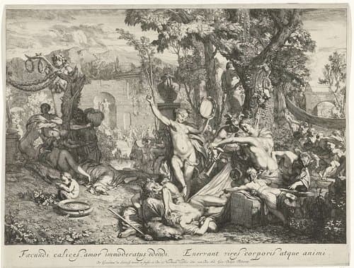 Groots bacchanaal by Gerard de Lairesse