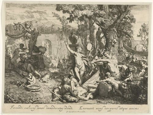 Groots bacchanaal by Gerard de Lairesse