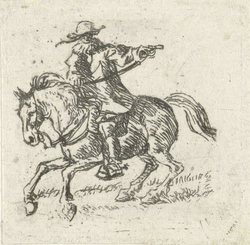 Ruiter by Pieter Bodding van Laer