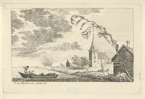 Twaalf Hollandse landschappen by Isaac Lodewijk la Fargue van Nieuwland