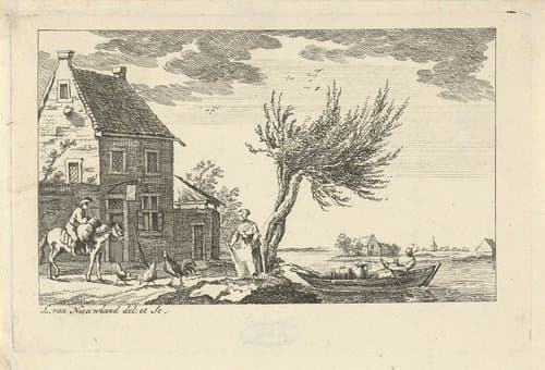 Twaalf Hollandse landschappen by Isaac Lodewijk la Fargue van Nieuwland