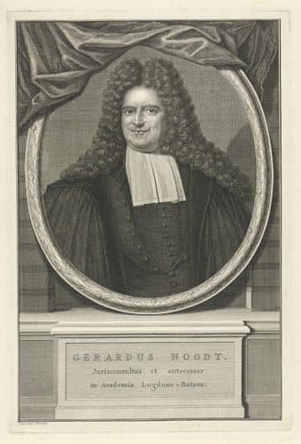 Portret van Gerard Noodt by Adolf van der Laan