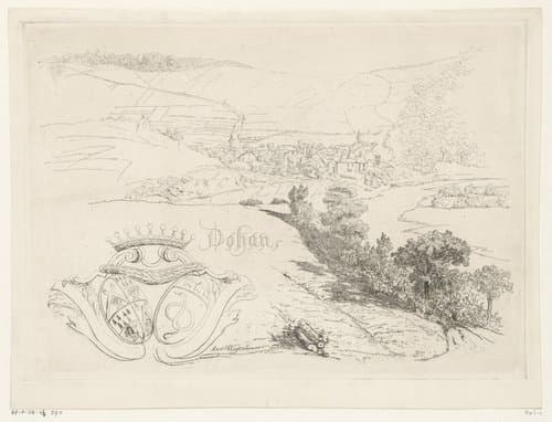 Gezicht op Dohan by Martinus Antonius Kuytenbrouwer jr.