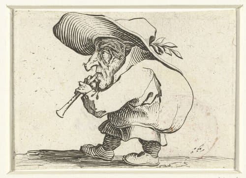 Diverse groteske figuren by Jacques Callot