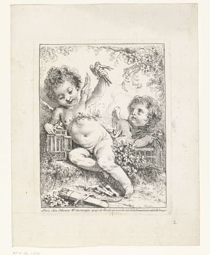 La tourterelle mise en cage by François Boucher