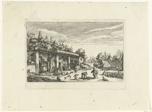 Elias en de weduwe van Sarepta by François Collignon