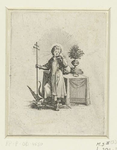 Het Christuskind vertrapt de zonde by Jacques Callot