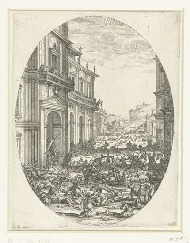 De kindermoord by Jacques Callot
