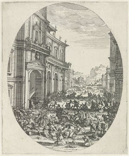 De kindermoord by Jacques Callot