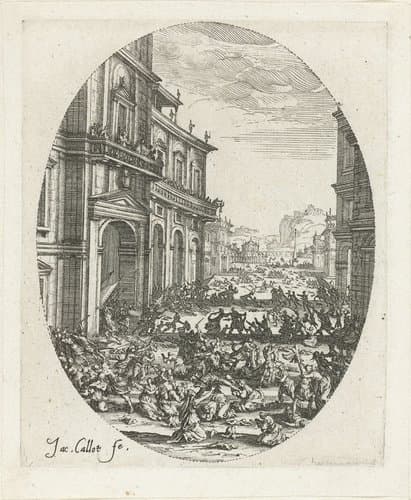 De kindermoord by Jacques Callot