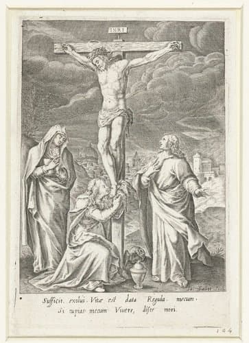 Kruisiging by Jacques Callot