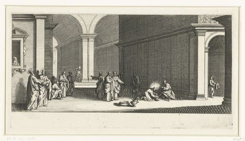 Voetwassing by Jacques Callot