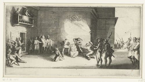 Doornenkroning by Jacques Callot