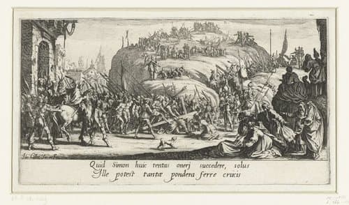Kruisdraging by Jacques Callot