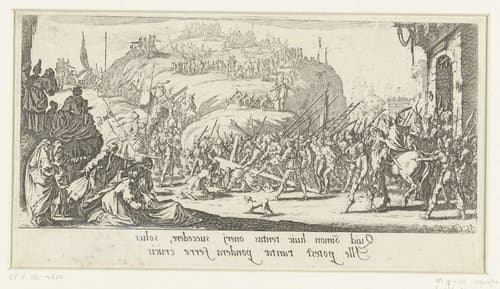 Kruisdraging by Jacques Callot
