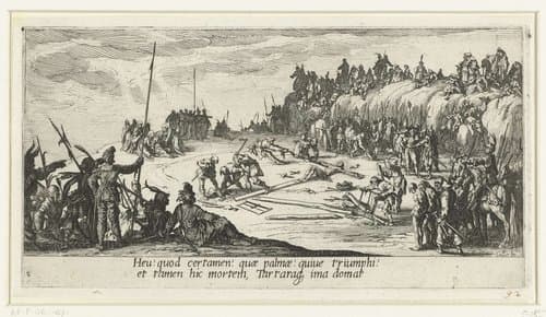 Kruisoprichting by Jacques Callot